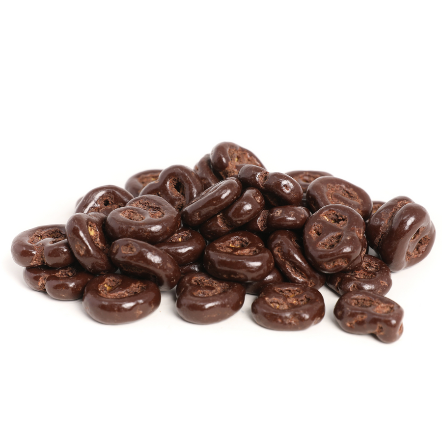 BRETZELS ENROBÉS DE CHOCOLAT NOIR